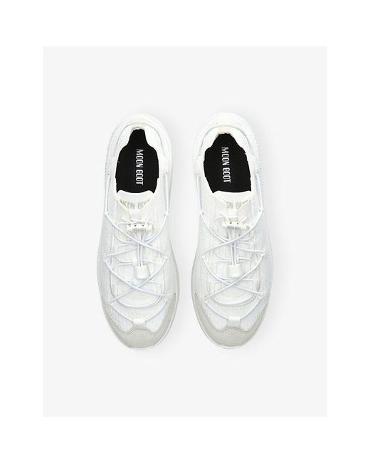 Moon Boot White Moonlight Mesh Trainers for men