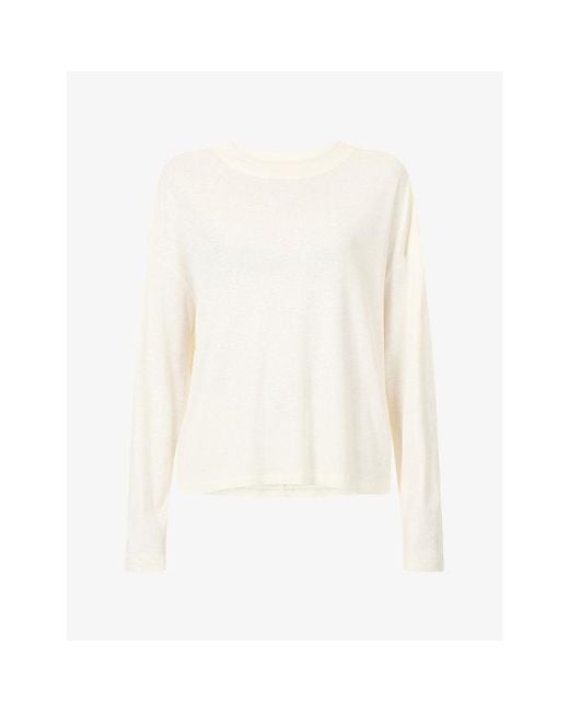 Dissh White Sloane Relaxed-Fit Cotton T-Shirt