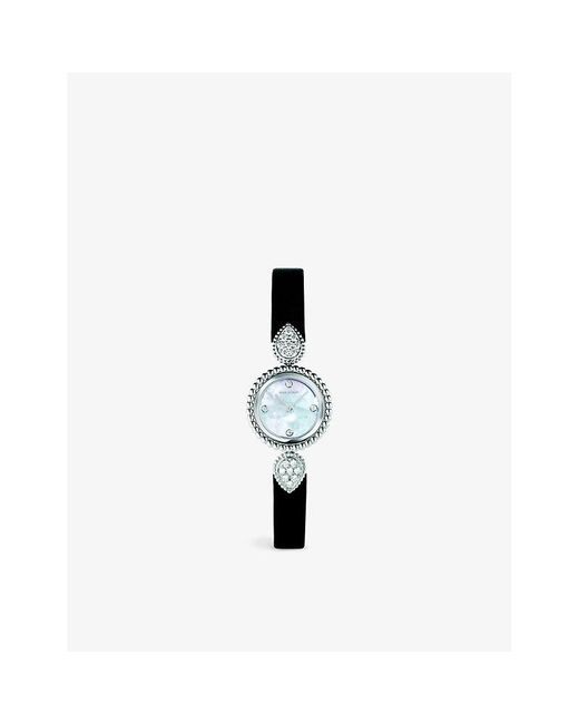 Boucheron White Wa015701 Serpent Bohème Stainless-steel And 0.56ct Diamond Quartz Watch