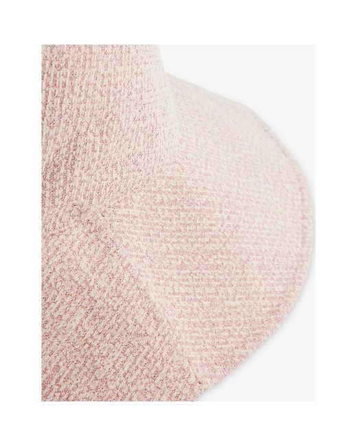 Devon Windsor Pink Sun Tweed Bucket Hat