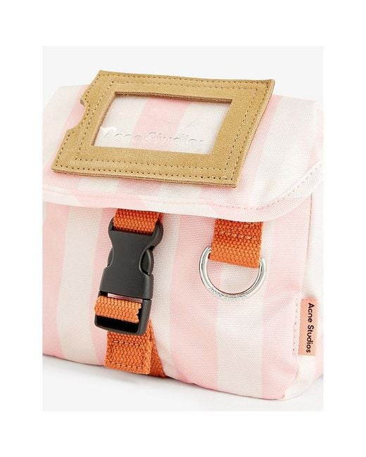 Acne Multicolor D-ring Mini Shell Backpack