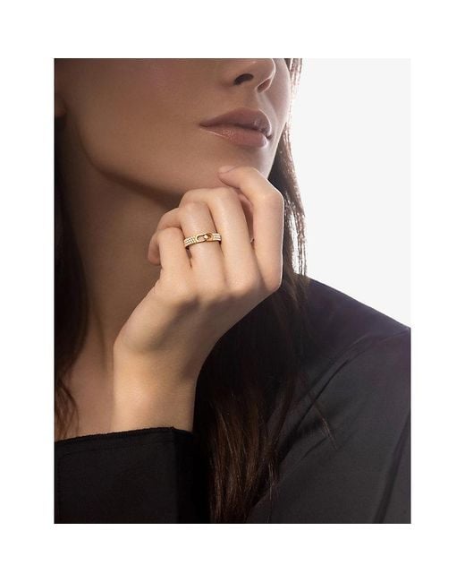 Messika White Move Joaillerie Pave 18Ct And 0.49Ct Diamond Wedding Ring