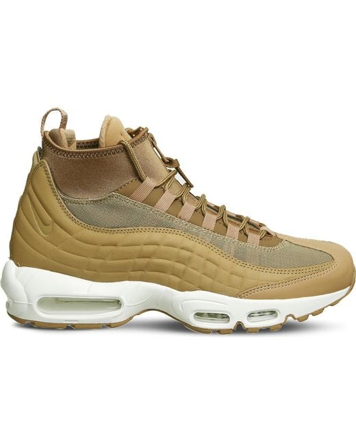 Nike Air Max 95 Sneakerboot Leather And Fabric High-top Trainers for Men |  Lyst Canada