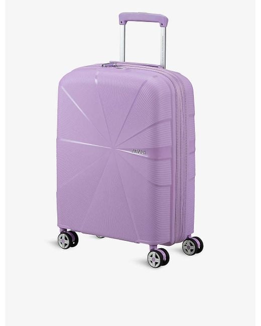 American Tourister Purple Starvibe Expandable Four-wheel Suitcase