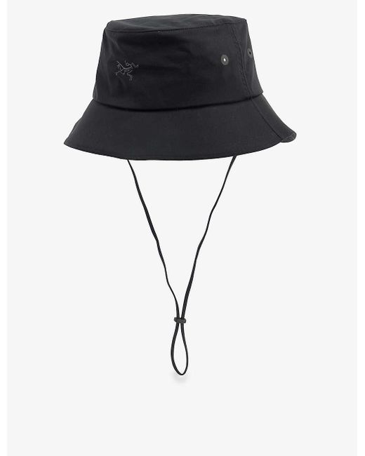 Arc'teryx Black Sinsolo Logo-print Shell Bucket Hat for men