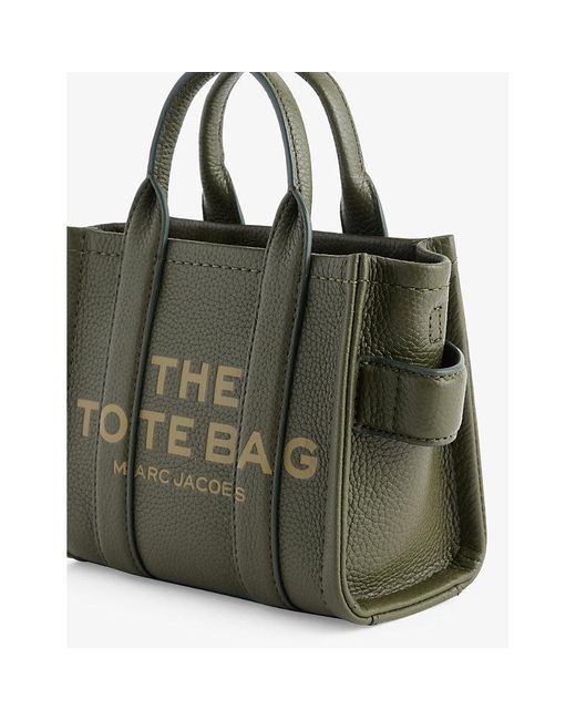 Marc Jacobs Green The Leather Mini Tote Bag