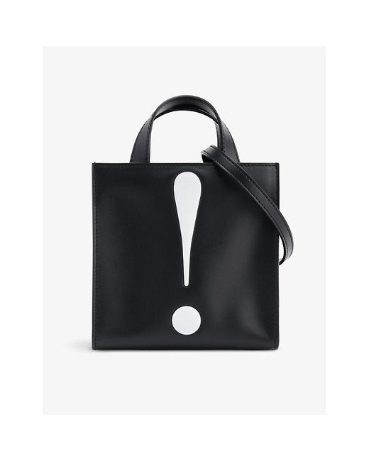 Moschino Black Gone With The Wind Leather Top-handle Bag
