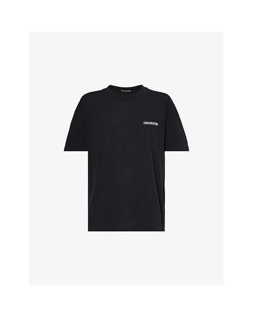 Cole Buxton Black Cb Sportswear Logo-print Cotton-jersey T-shirt X for men