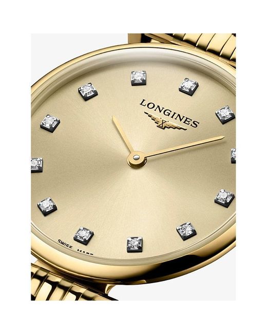 Longines Metallic L4.209.2.37.8 La Grande Classique Pvd Coated Stainless-Steel And 0.048Ct Diamond Quartz Watch