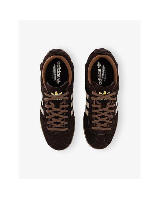 Adidas Black Samba 62 Suede Trainers for men