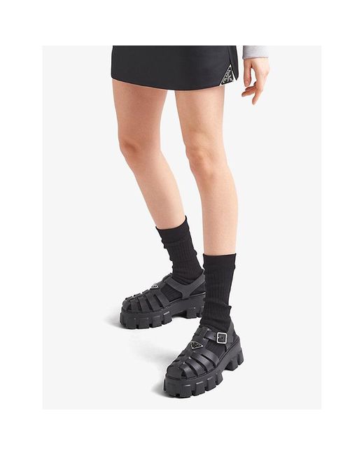 Prada Black Sandals