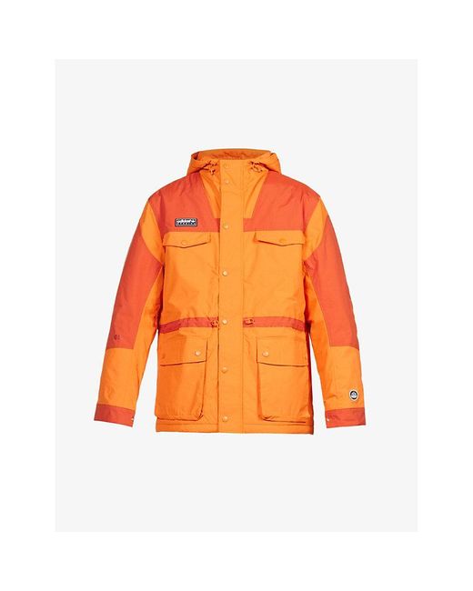 adidas Originals Spezial Lammack 2 Logo-patch Recycled-nylon Parka Jacket  in Orange for Men | Lyst