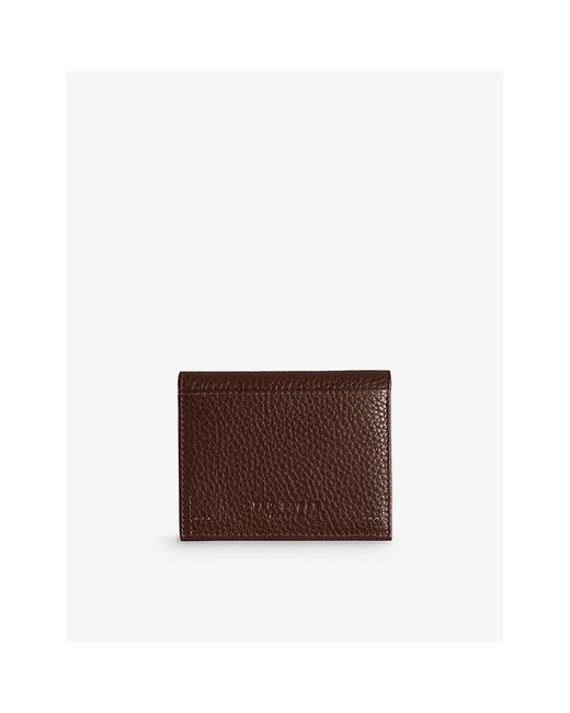 Ted Baker Brown Pannal Colour-block Leather Bi-fold Cardholder for men