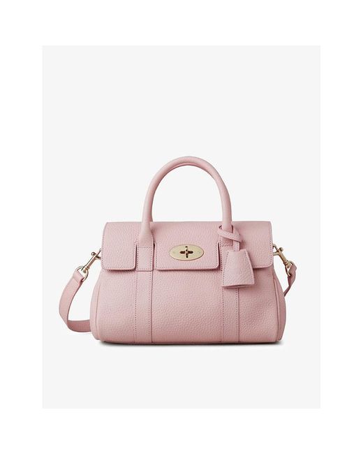 Mulberry Pink Bayswater Small Leather Top-handle Bag