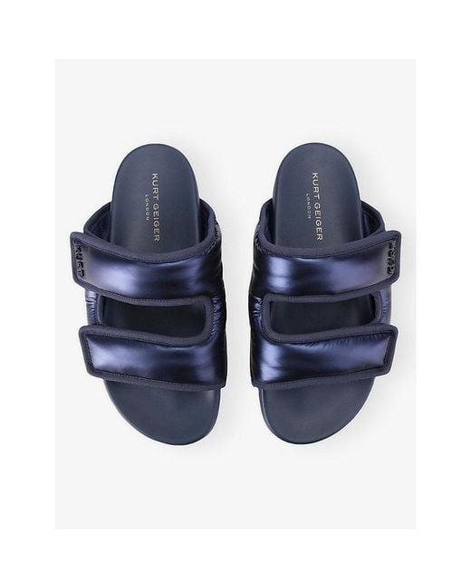 Kurt Geiger Blue Puff Shell Sandals for men