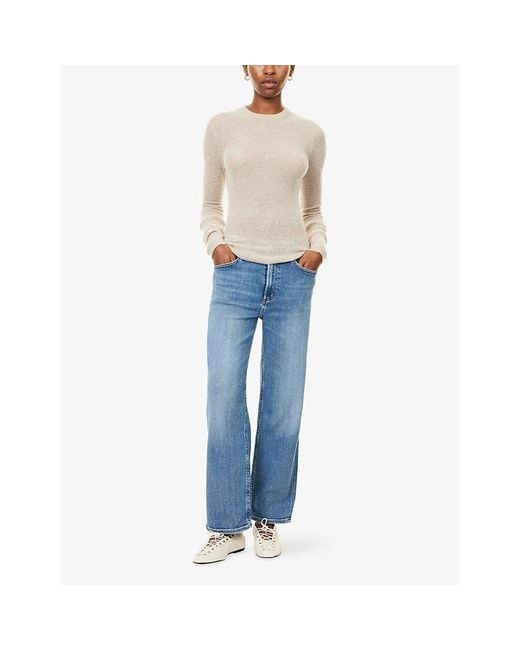 Citizens of Humanity Blue Palma Straight-Leg Denim Jeans