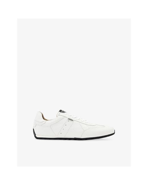 AllSaints White Liam Leather Trainers for men