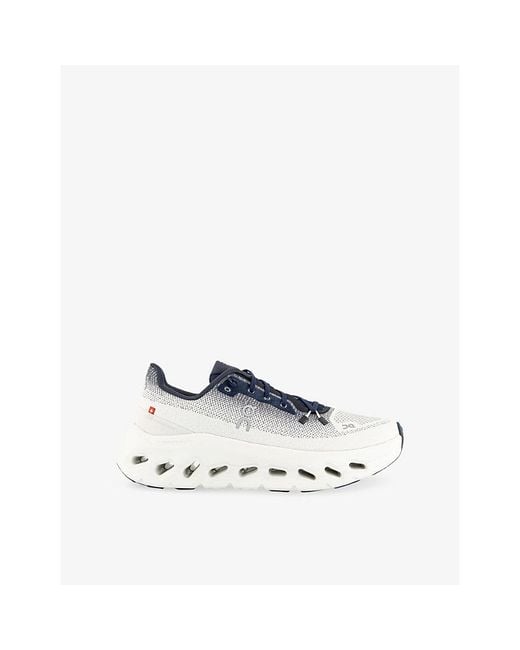 On Shoes Blue Cloudtilt Woven Low-Top Trainers
