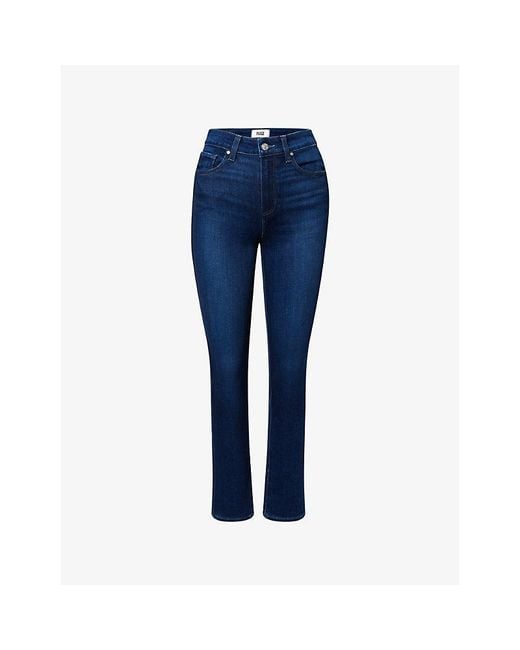 PAIGE Blue Gemma Skinny-Leg Stretch-Denim Jeans