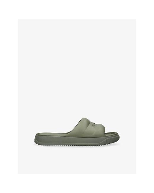 Moncler Green Altive Eva Slides for men