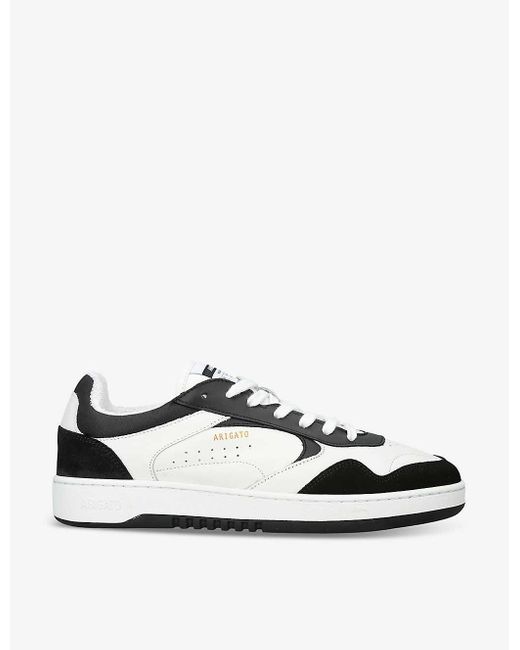 Axel Arigato White Arlo Leather, Suede And Recycled-polyester Low-top Trainers for men