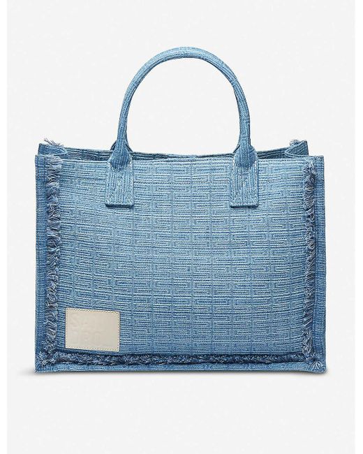 Sandro Blue Kasbah Denim Tote Bag