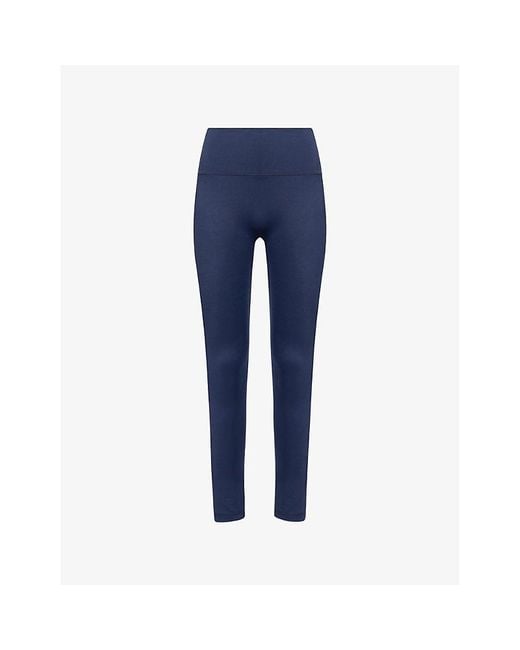 Sisterly Tribe Blue Softsculpt High-Rise Gym Leggings