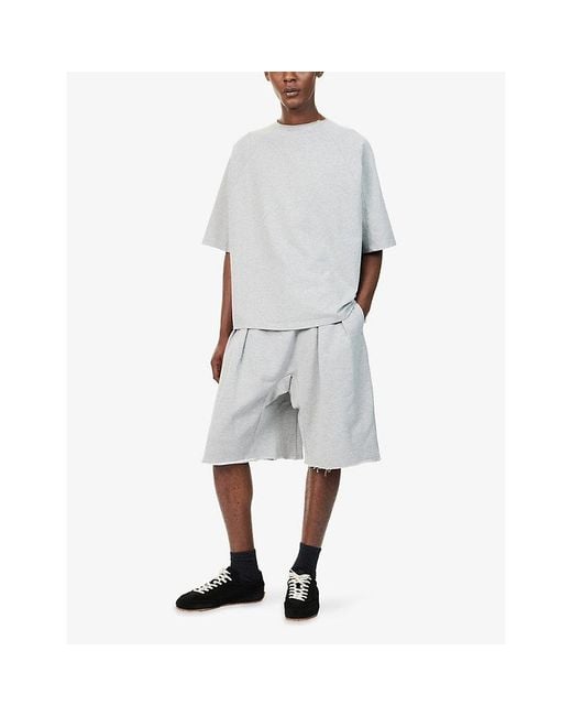 Seventh Gray V3 Raw-Hem Cotton Shorts for men