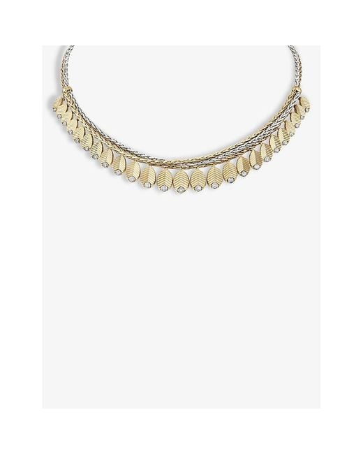 Cartier White Grain De Café 18Ct- 18Ct- And 0.57Ct Diamond Necklace