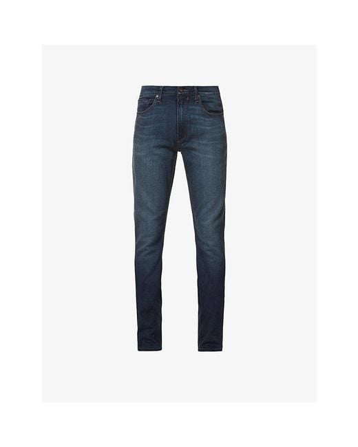 PAIGE Blue Federal Slim-Fit Straight-Leg Jeans for men