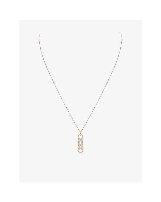Messika Metallic Move 10Th Small 18Ct And 0.07Ct Diamond Necklace