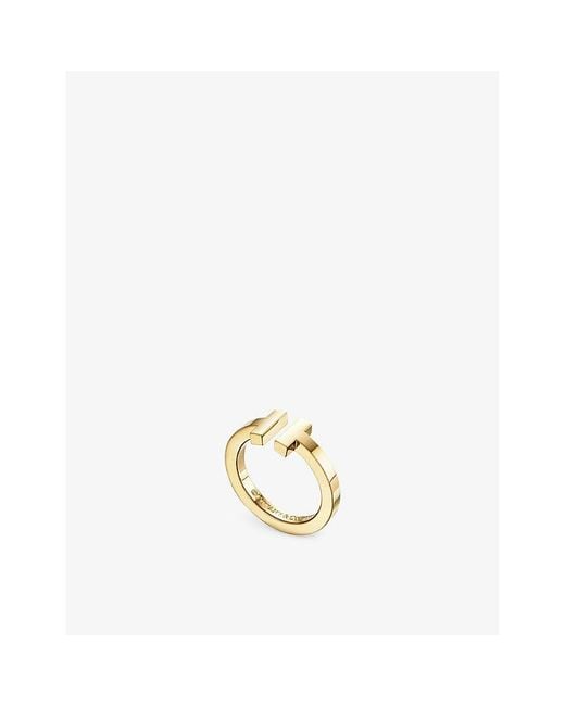 Tiffany & Co Metallic Tiffany T Square Ring