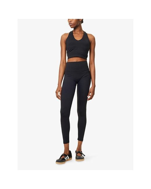 Sisterly Tribe Blue Softsculpt Full-Length Workout Leggings