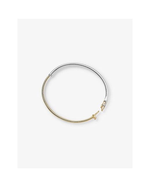 Astley Clarke Multicolor Aurora 18Ct-Plated Vermeil Sterling- Bangle Bracelet