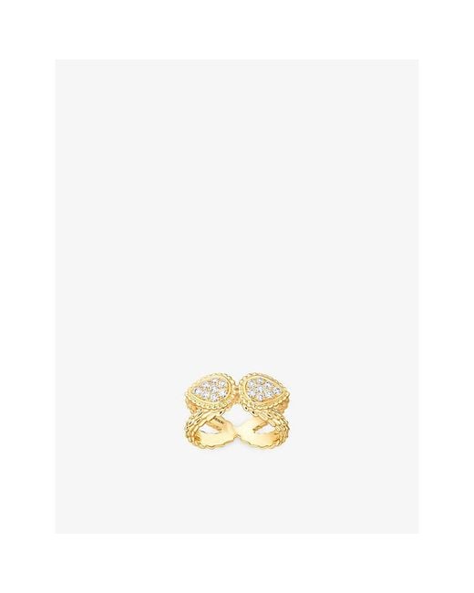 Boucheron Metallic Serpent Boheme Vintage 18Ct- And 0.31Ct Diamond Ring