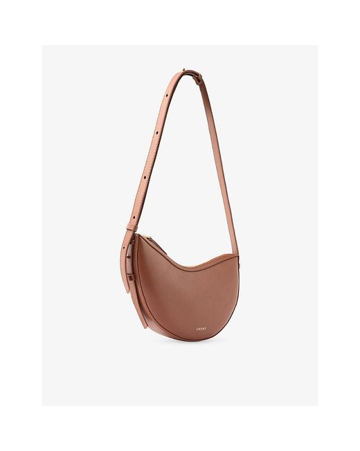 Soeur Brown Wino Mini Leather Shoulder Bag