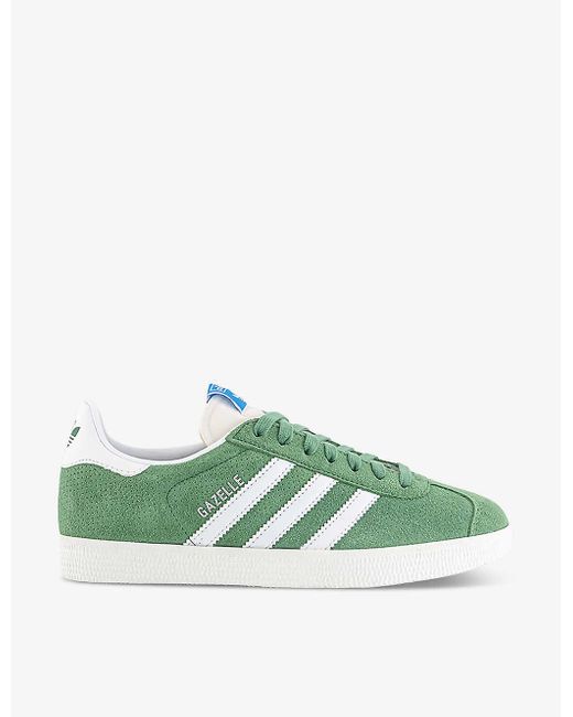 Adidas Green Gazelle Low-top Suede Trainers