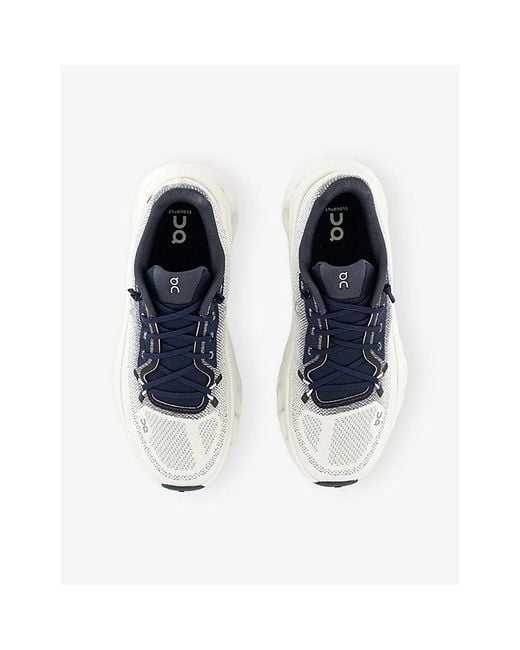 On Shoes Blue Cloudtilt Woven Low-Top Trainers