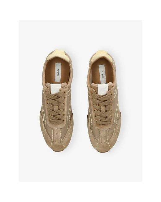 Totême  Natural Flex Suede Trainers