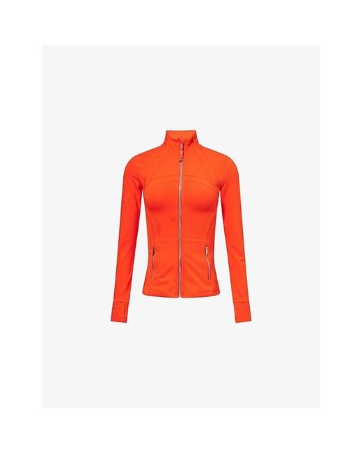 lululemon athletica Red Define Nulu Cropped Stretch-Woven Jacket