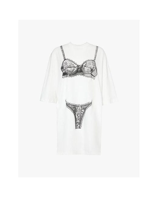 Ameri♡ MEDI LINGERIE TROMPE L`OEIL TEE MEDI LINGERIE TROMPE L`OEIL TEE