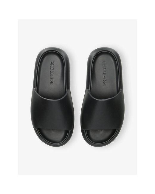 Cole Buxton Black Pool Rubber Sliders for men