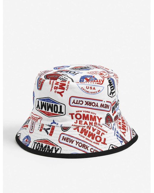 Tommy Hilfiger Heritage Reversible Bucket Hat in Black for Men | Lyst