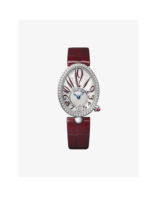 Breguet Red Reine De Naples 8918 18Ct- Automatic Watch 36.5Mm