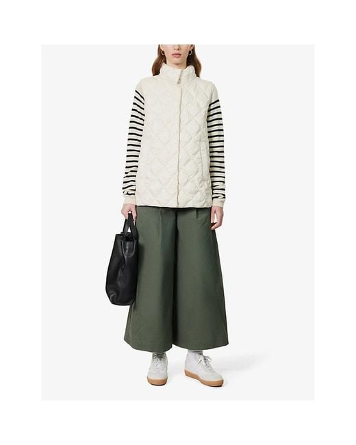 Weekend by Maxmara White Balco Quilted Shell Gilet