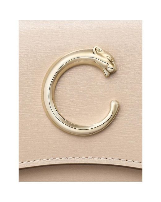 Cartier Natural Panthère De Mini Leather Wallet