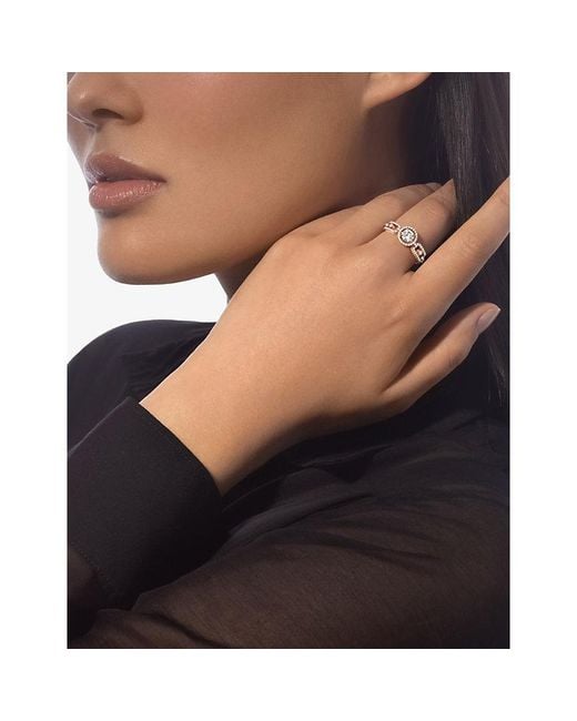 Messika White Move Link 18Ct Rose- And 0.30Ct Brilliant-Cut Diamond Ring