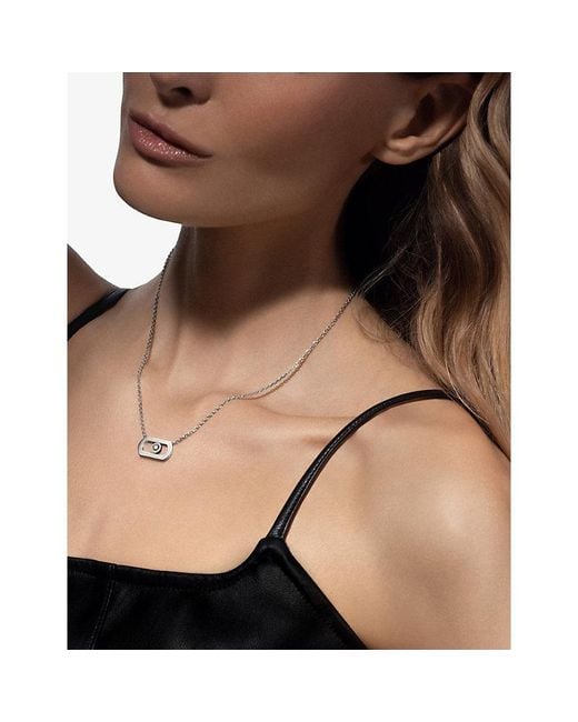 Messika Metallic So Move 18Ct And 0.65Ct Diamond Pendant Necklace