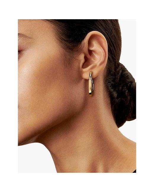 Tiffany & Co Metallic Lock 18Ct- Earrings
