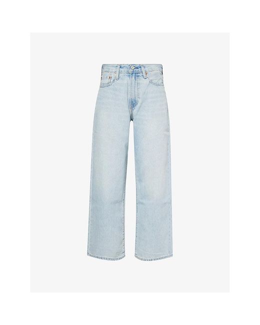 Levi's Blue 578 Baggy Mid-Rise Denim Jeans